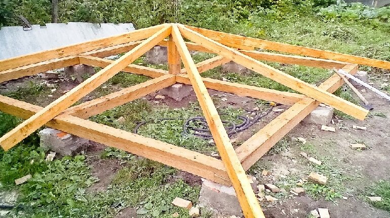 Типы крыш для беседки