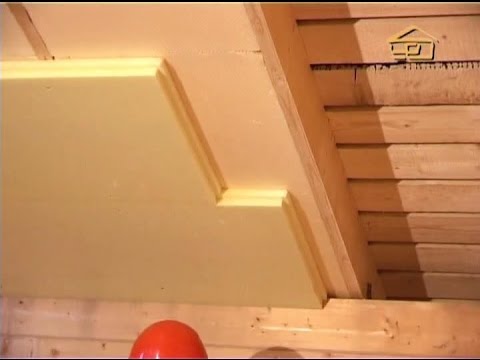 Техника укладки пенополистирола на крышу