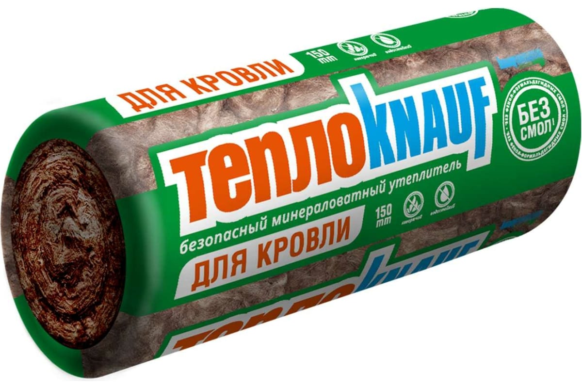 Установка рулонного утеплителя для крыши