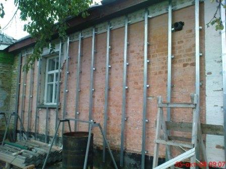 Расчет и разметка участка стены