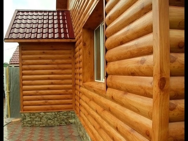 Укладка первого ряда блок-хауса