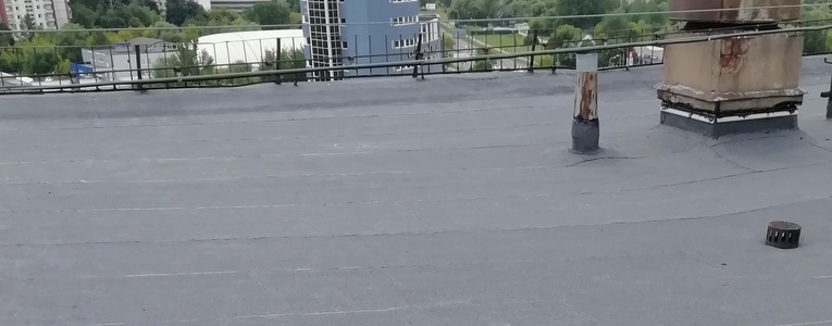 Подготовка к ремонту рулонной кровли