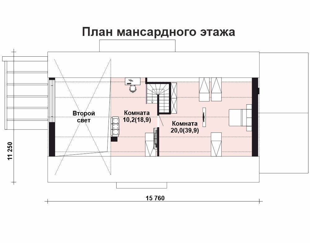 Разработка проекта мансарды