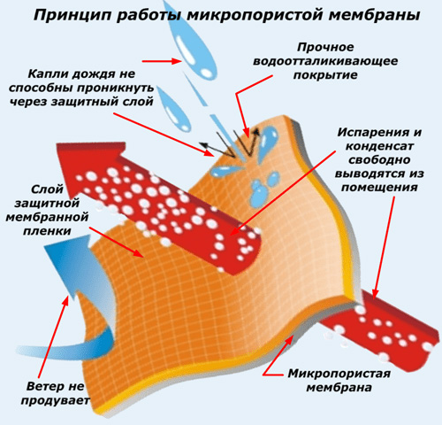 Основные преимущества пароизоляционной пленки