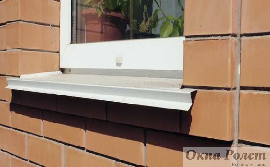 Шаги по установке отливов на пластиковые окна