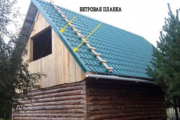 Зачем нужна ветровая планка для металлочерепицы